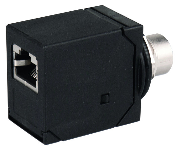 【J80029A0200】 M12x1 X-coded Coupler M12-X(f) to RJ45(f)