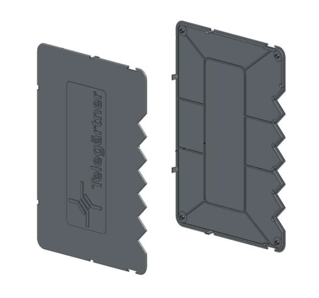 side panel set for modular STX mounting rail distributor